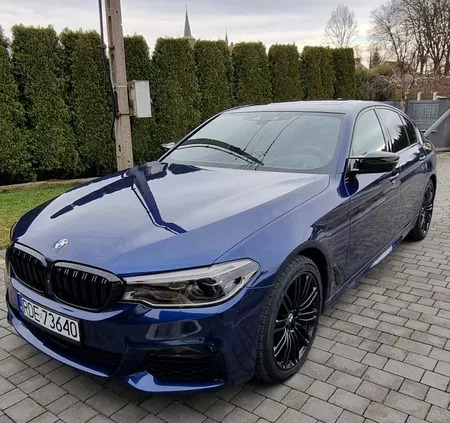 bmw seria 5 podkarpackie BMW Seria 5 cena 165000 przebieg: 140000, rok produkcji 2017 z Krzeszowice